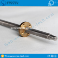 Tornillo de plomo de 24 mm con hilo para TR24X10