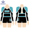 Aangepaste cross-back cheer-uniformen