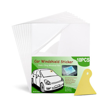 Transparent Auto Car Windshield Sticker - Car Window Static Cling Window Sticker