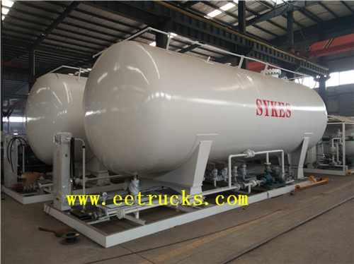 50000L 20ton Skid iliyowekwa vituo vya kujaza LPG