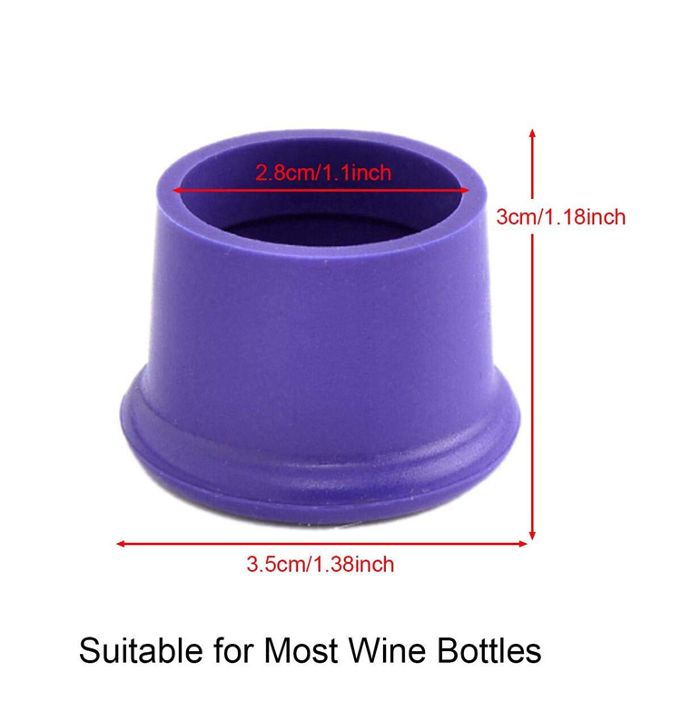 BPA free Bottle Cap Reusable Vacuum Silicone Wine Bottle Stopper