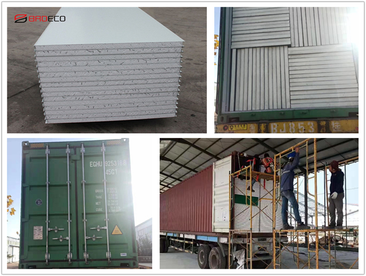 High quality sandwich panel zlock eps foam sandwich panel