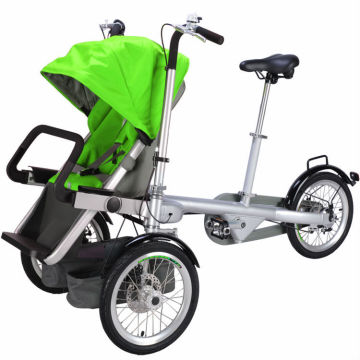 Folding Bike European Style Twin Stroller Baby Strollers Bicycle