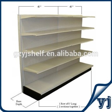 Store stainless steel shelves/products display shelves/adjustable metal shelving