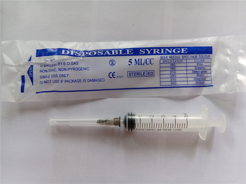 disposal syringes with PE packing