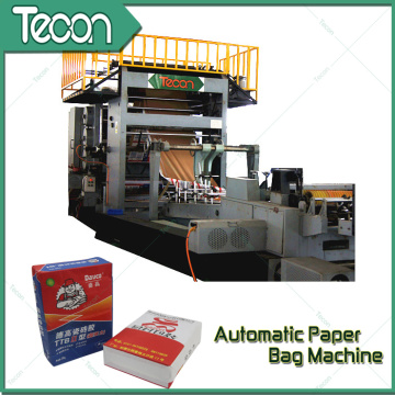 Machine de fabrication automatique de sacs à papier haute vitesse pour le ciment