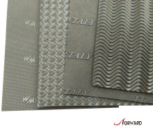 Embossed Neolite Rubber Sheet for Shoe Sole - 80-94 Shore, 2.0-8.0mm, Zhejiang, DIN700-DIN150
