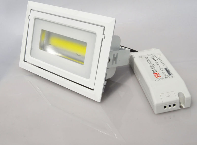 40W LED Rectangle Ceiling Adjustable Lamps