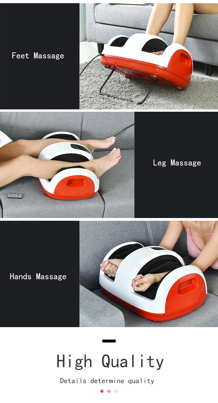 Deep Kneading Heating Massage air compression Foot Massager Shiatsu