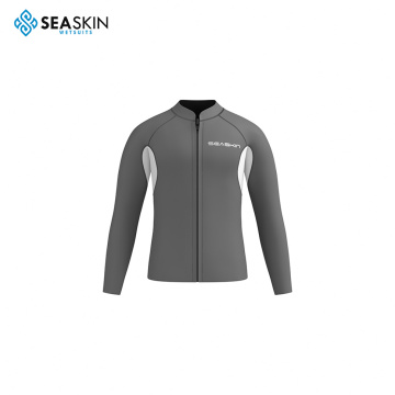 Seaskin 2mm Jacket Jacket Long Sleeve Neoprene Custom Printsoro