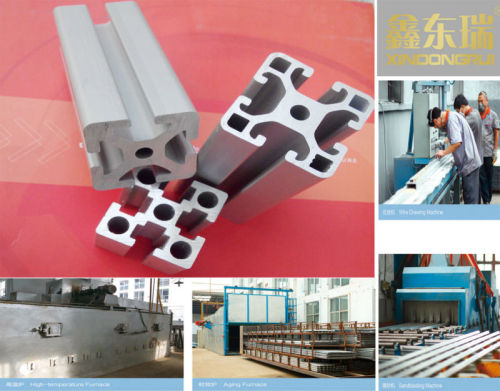 factory production line aluminum profile,Industry Aluminum Extrusion Profile,6063 industrial aluminum profile