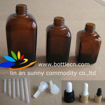 amber glass bottle dropper