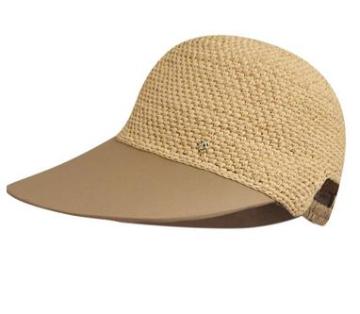 Ladies Cool Newsboy Raffia Braid Round Cap
