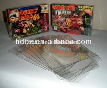 Customized clear protection cases for SNES / NES and N64 games