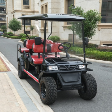 Carrello da golf elettrico a gas 4X4 a 6 posti