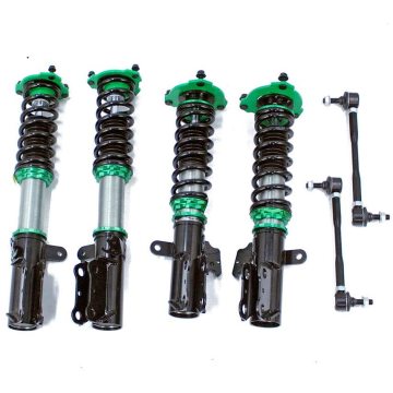 Hyper-Street II Coilover Suspension Lowering Kit Mono-Tube Shock w 32 Click Rebound Setting