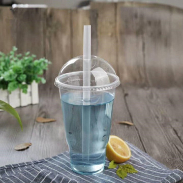 Vasos para beber en frío de PLA desechables transparentes biodegradables