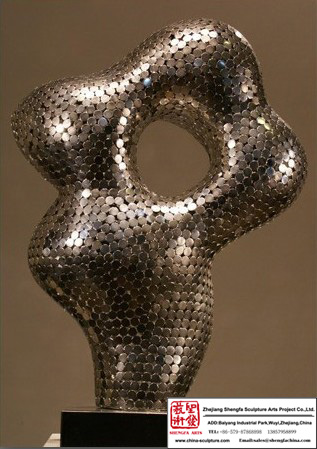 Hand Carved Stainless Steel Art