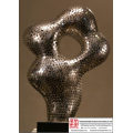 Hand Carved Stainless Steel Art