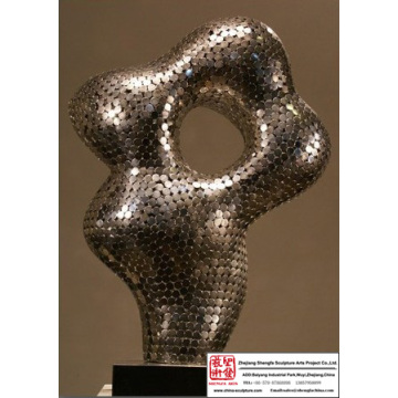 Hand Carved Stainless Steel Art