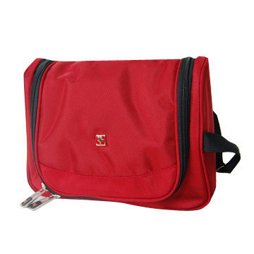 Nylong cosmetic bags with 210T/PU ;ining