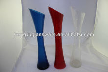 wholesale colored slim glass vases