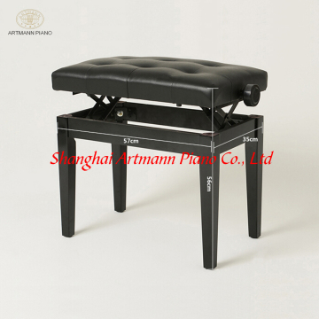 Shanghai Artmann adjustable piano bench for upright piano and grand piano