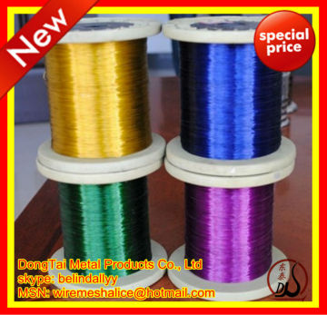 florist colored craft wire (manufacture)
