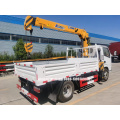 Dongfeng RHD Cargo Truck Mounted XCMG 3.2T Telescopic Crane