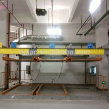 Multi rows combined 2 level mechanical parking system