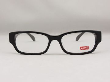 Acetate + Metal Black Levis Eyeglass Frames For Man Ls96035 54-17-145 C01