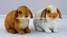Garden decoration resin rabbit ornaments