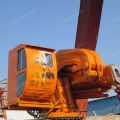 Folding boom telescopic marine crane saves space and supports classification society certification