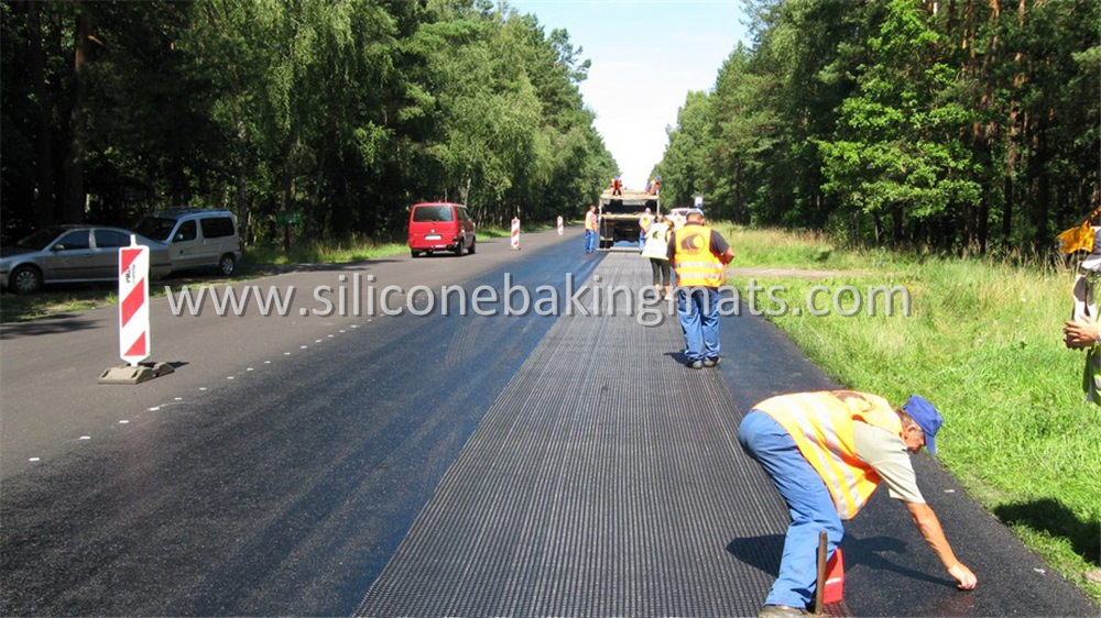 Fiberglass Geogrid For Asphalt Reinforcement