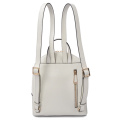 Boxy and Minimal Voyager Floral Leather Small Backpack