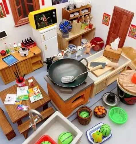 DIY children's kitchen playset
