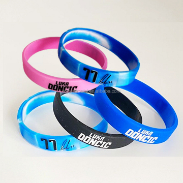 intaglio silicone wristbands embossed bracelets souvenir