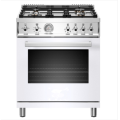 30 inch All Gas Range 4 Brass Burner Freestanding Gas Oven