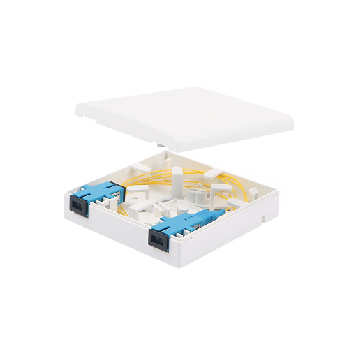 FTTH 86*86 Face Plate terminal box for telecommunication