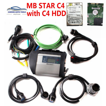 Super Quality SD Connect MB STAR C4 multiplexer Compact 4 WIFI Multi-language Diagnostic Tool MB C4 main unit no HDD software