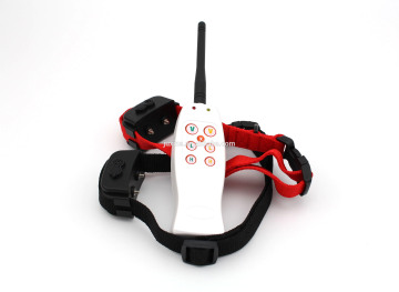 Remote Vibration Shock Dog Anti Bark Stop Training Collar-Rechargeable 250M for 2 dog