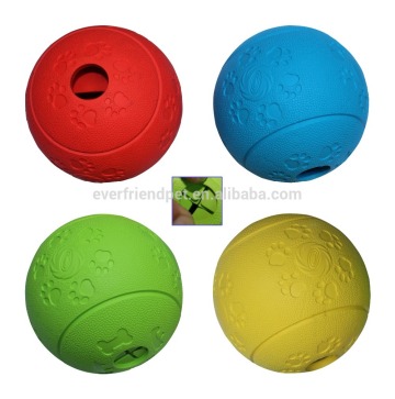 rubber pet toy / food feed ball for dog