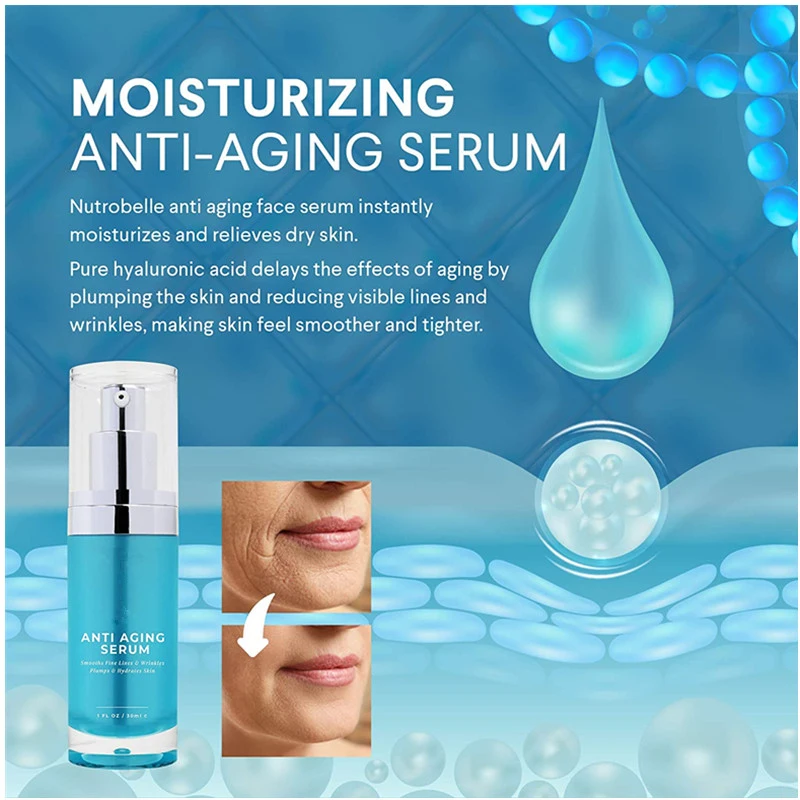 Private Custom Facial Collagen Anti Aging Hyaluronic Acid Serum