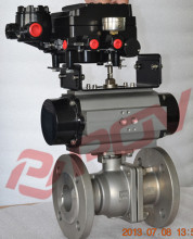 best sale wcb adjustable flange pneumatic operated valves