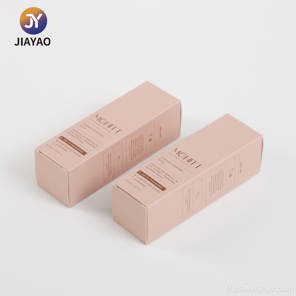 Boîte verticale minimaliste Blush