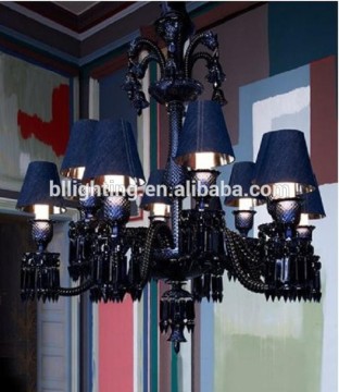 Modern decoration baccarat crystal wholesale black lights