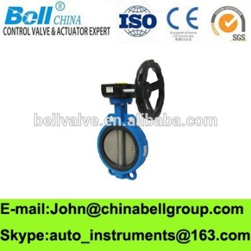 Worm Gear Butterfly Valve / Stainless Steel Butterfly Valve DN400