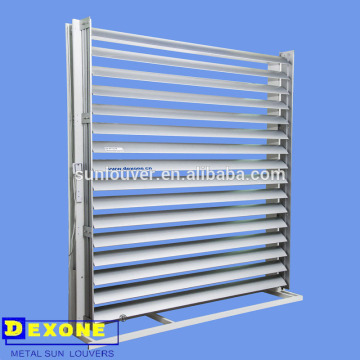 Adjustable MOTORISED aluminum SOLAR SHADES