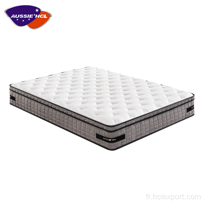 Le meilleur matelas à printemps en mousse à mémoire de mémoire double gel