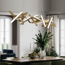 Modern Minimalist Art Deco LED Chandelier Light